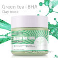 green tea acne stop face clay mud mask